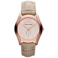 Buy Armani Watches AR1670 Emporio Armani Gianni Ladies Beige Leather Watch online