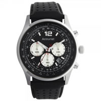 Buy Accurist Watches Leather Gents Chronograph Watch MS897B online