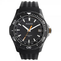 Buy Accurist Watches Black Silicone Gents Sports Watch MS861BB online