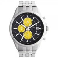 Buy Accurist Watches Silver Gents Chronograph Watch MB932BY online