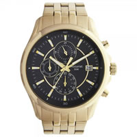 Buy Accurist Watches Gold-tone Gents Chronograph Watch MB933B online