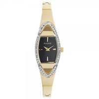 Buy Accurist Watches Ladies Gold Tone & Black Watch LB1456B online