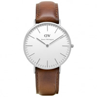 Buy Daniel Wellington 0607DW Classic St Andrews Ladies Brown Leather Watch online