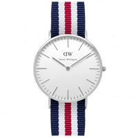 Buy Daniel Wellington 0606DW Classic Nato Canterbury Ladies Nylon Watch online