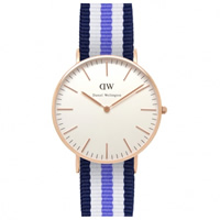 Buy Daniel Wellington 0509DW Classic Nato Trinity Ladies Nylon Watch online