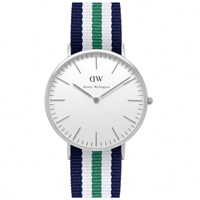 Buy Daniel Wellington 0208DW Classic Nato Nottingham Gents Nylon Watch online