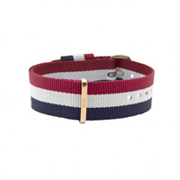 Buy Daniel Wellington 0303DW Nato Cambridge Rose Gents Nylon Strap online