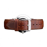 Buy Daniel Wellington 0807DW Classic St Andrews Silver Ladies Brown Leather Strap online