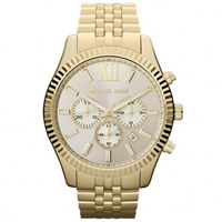 Buy Michael Kors Watches Gents Chronograph Gold tone Watch MK8281 online