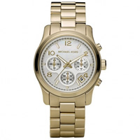 Buy Michael Kors Watches Ladies Chronograph Gold Tone Plated Watch MK5305 online