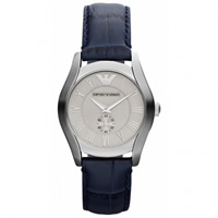 Buy Armani Watches AR1668 Emporio Armani Gianni Ladies Blue Leather Watch online