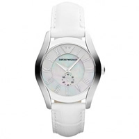 Buy Armani Watches Leather White Womens Watch AR1669 online