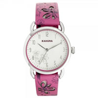 Buy Kahuna Watches Pink Leather Ladies Watch KLS-0253L online