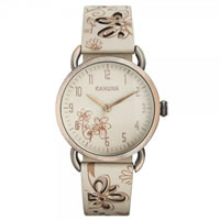 Buy Kahuna Watches Beige Leather Ladies Watch KLS-0254L online