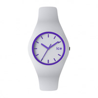 Buy Ice-Watch ICE.CY.PE.U.S.13 Ice Unisex White & Purple Silicone Strap Watch online