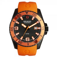 Buy Swiss Military 06-4200-27-007-79 Swiss Ranger Orange Silicone Gents Watch online