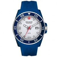 Buy Swiss Military 06-4200-23-001-03 Swiss Ranger Blue Silicone Gents Watch online