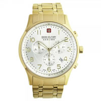 Buy Swiss Military 06-5187-02-001 Patriot Chronograph Gold Tone Gents Watch online