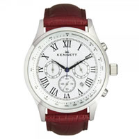 Buy Kennett Watches LWSAVWHSILRD Ladies Savro Silver & Red Watch online