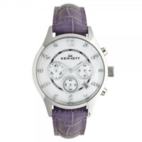 Buy Kennett Watches LWSAVWHSILPU Ladies Savro Silver & Purple Watch online