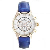 Buy Kennett Watches LWSAVWHGOLPK Ladies Savro Gold Tone & Blue Watch online