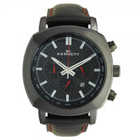 Buy Kennett Watches WCHABKCFBK Gents Challanger Black Carbon Black Watch online