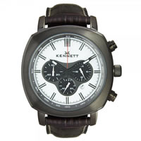 Buy Kennett Watches WCHABKWHBK Gents Challanger Black & White Chronograph Watch online