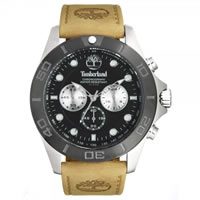 Buy Timberland Watches 13909JSTB-02 Northfield Mens Beige Leather Chronograph Watch online