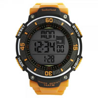 Buy Timberland Watches 13554JPB-04A Cadion Mens Orange Rubber Strap Watch online