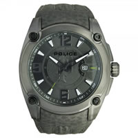 Buy Police Watches PL13891JSU-61 Adventure Mens Grey Leather Watch online