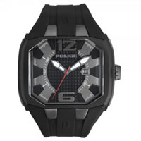 Buy Police Watches PL13889JPBU-61 Detonator Mens Black Rubber Watch online