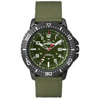 Buy Timex Watches Green Nylon Strap Gents Expedition Resin QA Watch T49944SU online