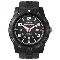 Buy Timex Watches Black Rubber Strap Gents Expedition Rugged Watch T49831SU online