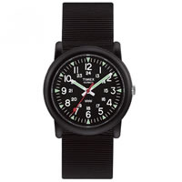 Buy Timex Watches Black Nylon Strap Unisex Classics Camper Watch T185814E online