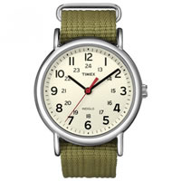 Buy Timex Watches Olive Green Nylon Strap Unisex Classics Camper Watch T2N651 online