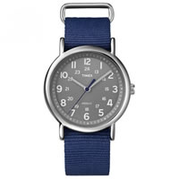 Buy Timex Watches Blue Nylon Strap Unisex Classics Camper Watch T2N891 online