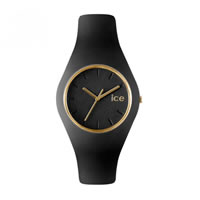 Buy Ice-Watch ICE.GL.BK.U.S.13 Glam Unisex Black Silicone Strap Watch online