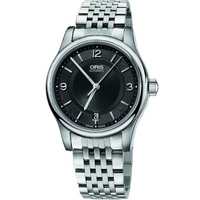 Buy Oris Gents Silver Tone Bracelet Watch 73375784034MB online