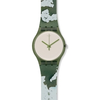 Buy Swatch Ladies Rough Green Watch SUOG105 online