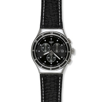 Buy Swatch Gents Black Charles Watch YOS447 online
