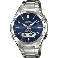 Buy Casio Gents Solar Powered Radio Controlled Bracelet Watch WVA-M640D-2AER online