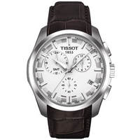 Buy Tissot Gents T Trend Brown Leather Strap Watch T035.439.16.031.00 online