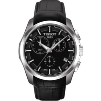 Buy Tissot Gents T Trend Black Leather Chronograph Strap Watch T035.439.16.051.00 online