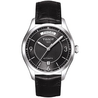 Buy Tissot Gents T-Classic Automatic Black Leather Strap T038.430.16.057.00 online