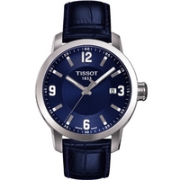 Buy Tissot Gents T Sport Blue Leather Strap Watch T055.410.16.047.00 online