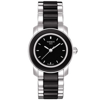 Buy Tissot Ladies T-Trend Ceramic Black Bracelet Watch T064.210.22.051.00 online