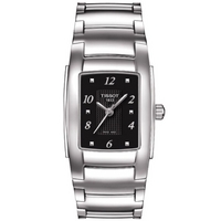 Buy Tissot Ladies T10 Silver Bracelet  Black Dial Watch T073.310.11.057.00 online