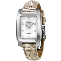 Buy Tissot Ladies T Trend Black Leather Strap Watch T073.310.16.116.01 online