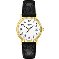 Buy Tissot Ladies T-Classic Desire Black Leather Strap Watch T52.5.121.12 online