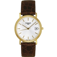 Buy Tissot Gents T-Classic Desire Brown Leather Strap T52.5.411.31 online